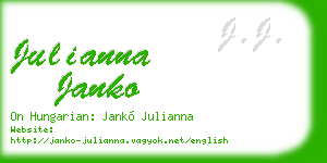 julianna janko business card